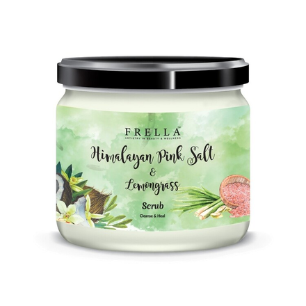 Frella Himalayan Pink Salt & Lemongrass Scrub