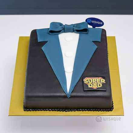 Super Dad Suit Chocolate Cake