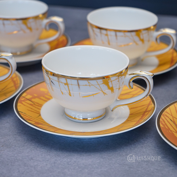 Tulara 12 Pcs Dankotuwa Porcelain Tea Set Wishque Sri Lanka's