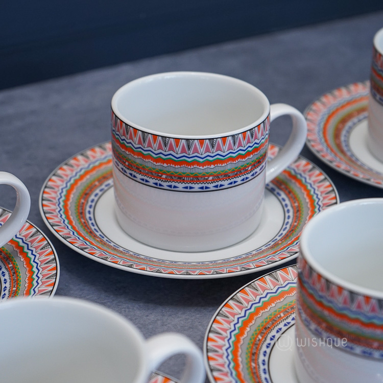 Tat 12 Pcs Dankotuwa Porcelain Tea Set Wishque Sri Lanka's Premium