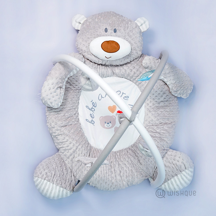 Grey Bear Baby Activity Gym & Playmat Wishque Sri Lanka's Premium
