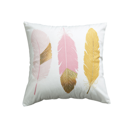 Cotton Printed Decorative Cushion Feathers