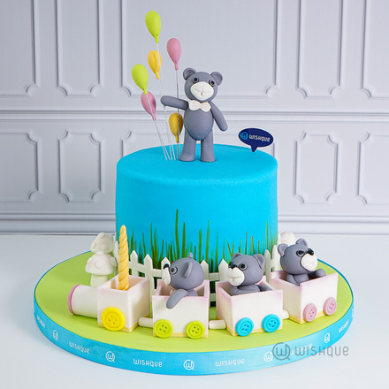 Baby Bears Playground Birthday Cake