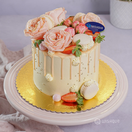 Springtime Roses Chocolate Cake