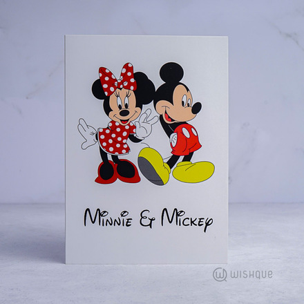 Mickey & Minnie Greeting Card