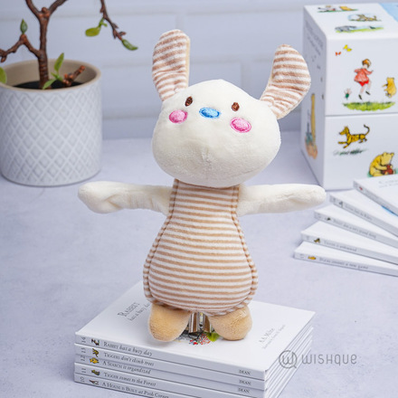 Rabbit Stick Rattle - Brown