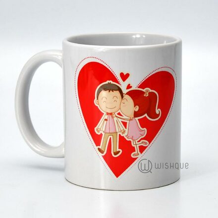 Happy Valentines Kiss Magic Mug