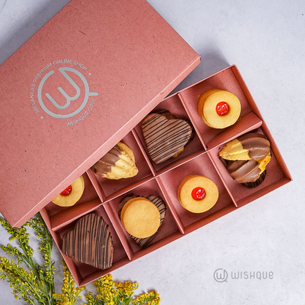 Chocolate Coated All Butter Cookie Selection 24 Pcs