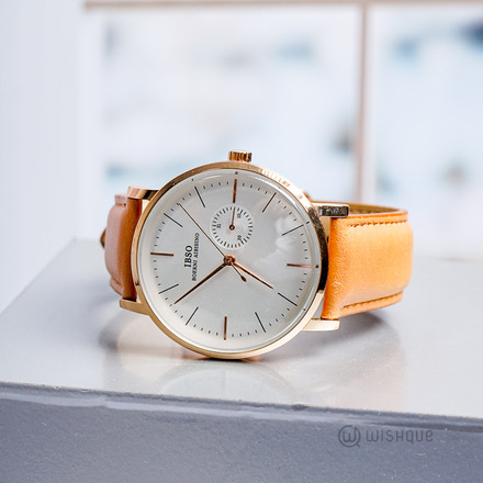 IBSO Men's Quartz Leather Watch-8816G